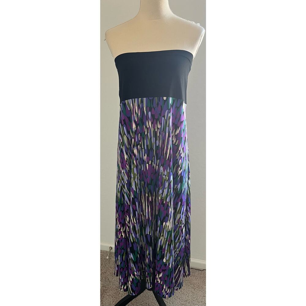 Dressbarn Versatile‎ Maxi Purple Green and Black Dress or Skirt Size XL